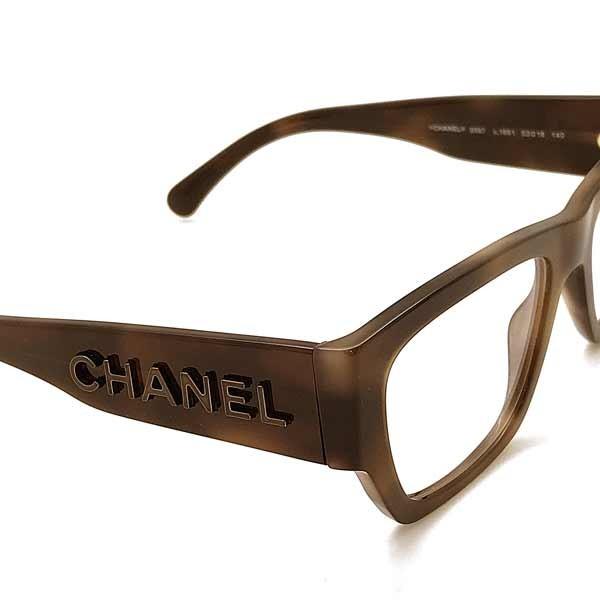 CHANEL（シャネル） ダークマーブルブラウンメガネフレーム ブランド
