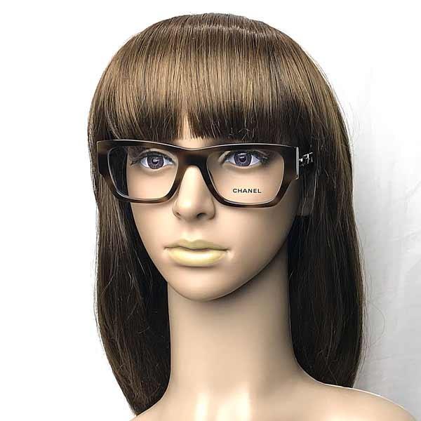 CHANEL（シャネル） ダークマーブルブラウンメガネフレーム ブランド