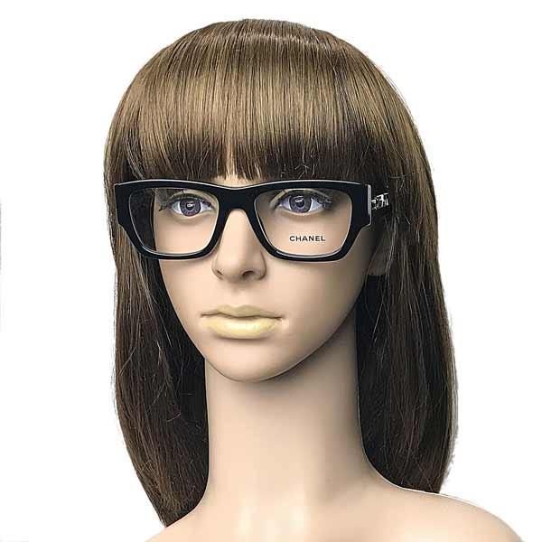 CHANEL（シャネル） ブラックメガネフレーム ブランド 0CH-3387-C501