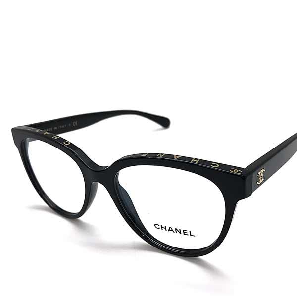 CHANEL メガネフレーム ブランド シャネル レディース ブラック 眼鏡 