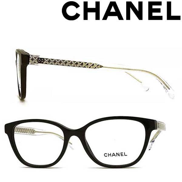 CHANEL（シャネル） メガネフレーム ブランド ブラック 眼鏡 0CH-3402