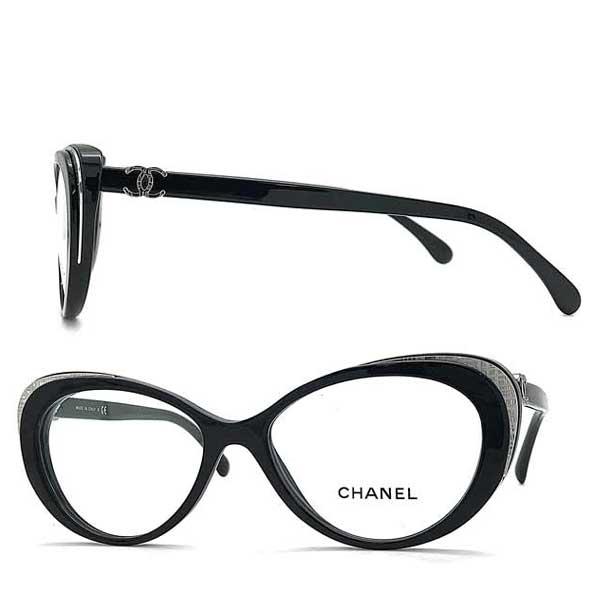 CHANEL メガネフレーム ブランド シャネル ブラック×シルバー 眼鏡 0CH-3405-C501 : 0ch-3405-c501 :  WOODNET - 通販 - Yahoo!ショッピング
