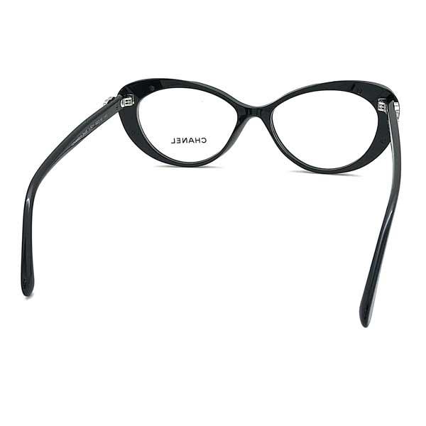 CHANEL（シャネル） メガネフレーム ブランド ブラック×シルバー 眼鏡