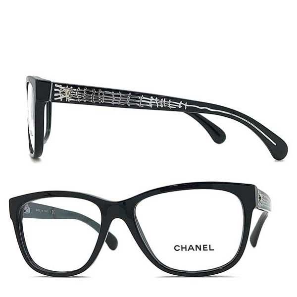 CHANEL（シャネル） メガネフレーム ブランド ブラック 眼鏡 0CH-3406