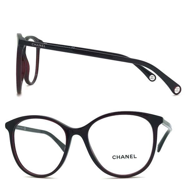 CHANEL（シャネル） メガネフレーム ブランド ワインレッド 眼鏡 0CH