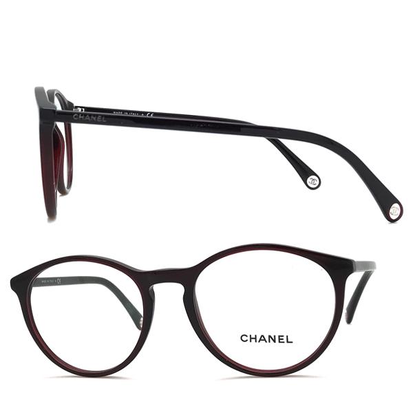 CHANEL（シャネル） メガネフレーム ブランド ワインレッド 眼鏡 0CH