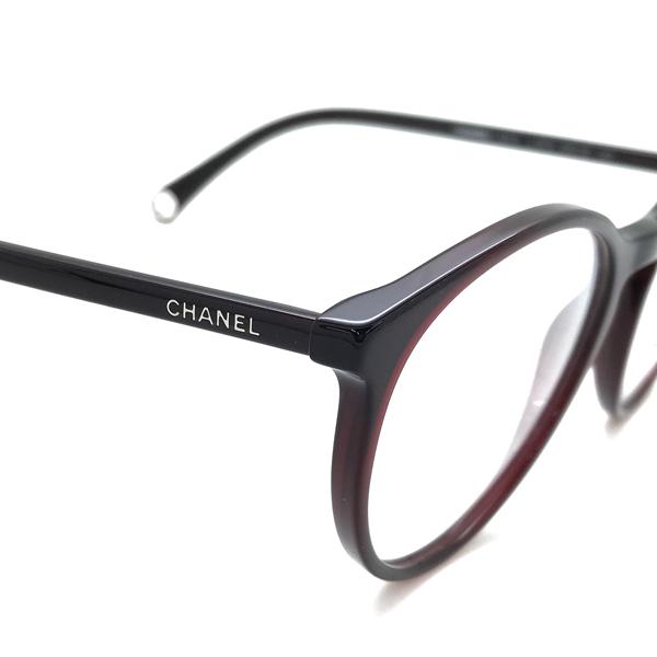 CHANEL シャネル メガネフレーム ブランド ワインレッド 眼鏡 0CH-3413 