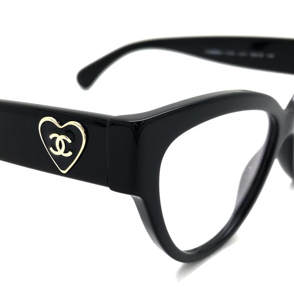 ①CHANEL　サングラス　5017 56023 ブラック CHANEL メガネフレーム ブランド シャネル ブラック 眼鏡 0CH