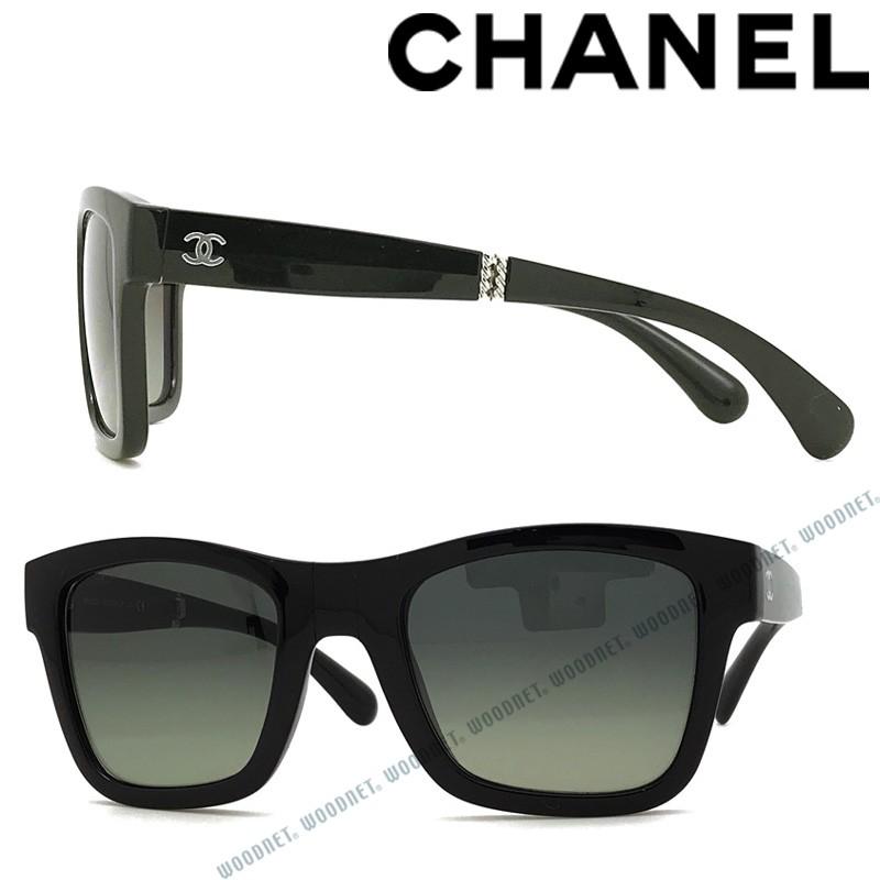 CHANEL シャネル サングラス グラデーションブラック 折りたたみ CHANEL シャネル サングラス グラデーションブラック 折りたたみ
