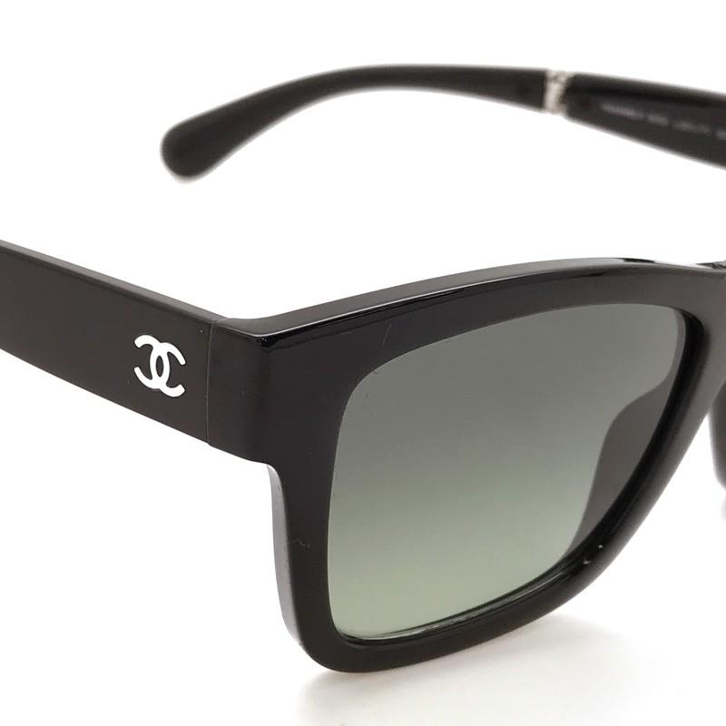CHANEL シャネル サングラス グラデーションブラック 折りたたみ CHANEL シャネル サングラス グラデーションブラック 折りたたみ