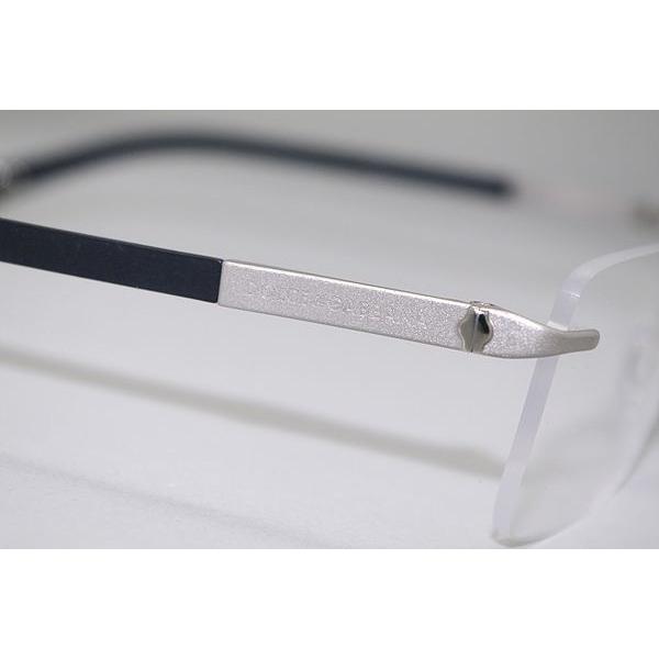 DOLCE&GABBANA D&G ドルチェ＆ガッバーナ メガネフレーム ブランド 縁無し フチなし 1260-05 シルバー DOLCE&GABBANA 横幅13 フレームを含む最大部分