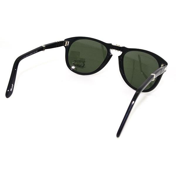 Persol ペルソール サングラス 0PO-0714-9531 ブラック 折りたたみ式