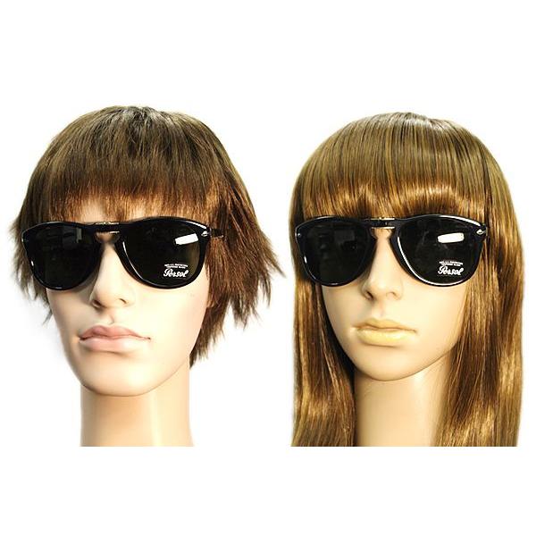 Persol ペルソール サングラス 0PO-0714-9531 ブラック 折りたたみ式