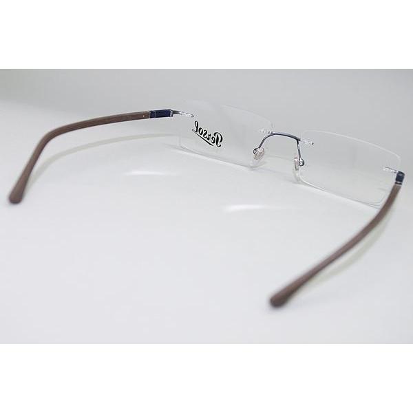 Persol ペルソール メガネフレーム ブランド 縁無し フチなし 0PO-2413