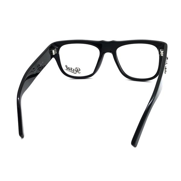 EMPORIO ARMANI Persol メガネフレーム ペルソール ブラック 眼鏡