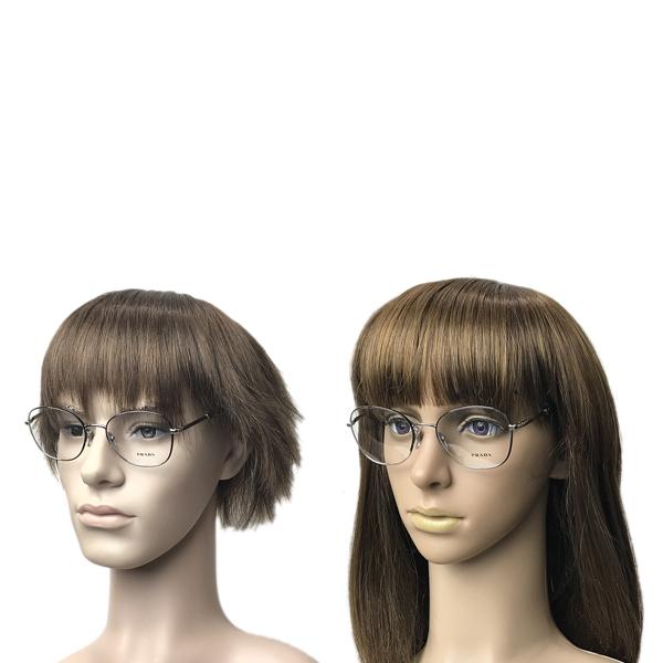 PRADA メガネフレーム プラダ ブランド シルバー 眼鏡 0PR-64YV PRADA メガネフレーム プラダ ブランド シルバー 眼鏡 0PR-64YV