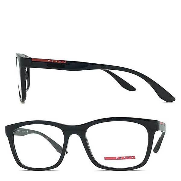 PRADA LINEA ROSSA メガネフレーム ブランド プラダ リネアロッサ ブラック 眼鏡 0PS-02NV-1AB1O1 PRADA LINEA