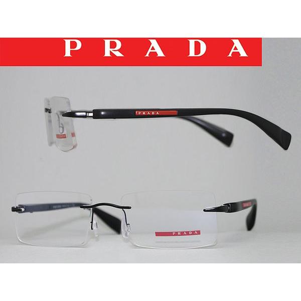 PRADA LINEA ROSSA メガネフレーム ブランド 縁無し フチなし 0PS-52CV