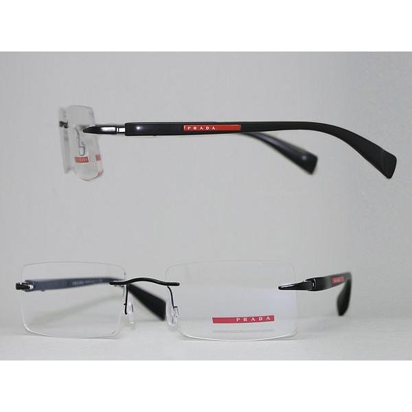 PRADA LINEA ROSSA メガネフレーム ブランド 縁無し フチなし 0PS-52CV