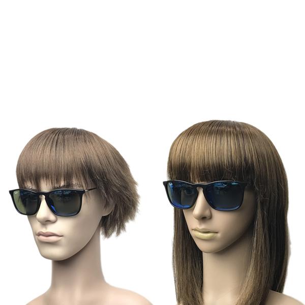 美品 Ray-Ban RB4187-F CHRIS 601/55ブルーレンズ Ray-Ban Chris RB4187 601/55 Black Sunglasses - eye-oo.com