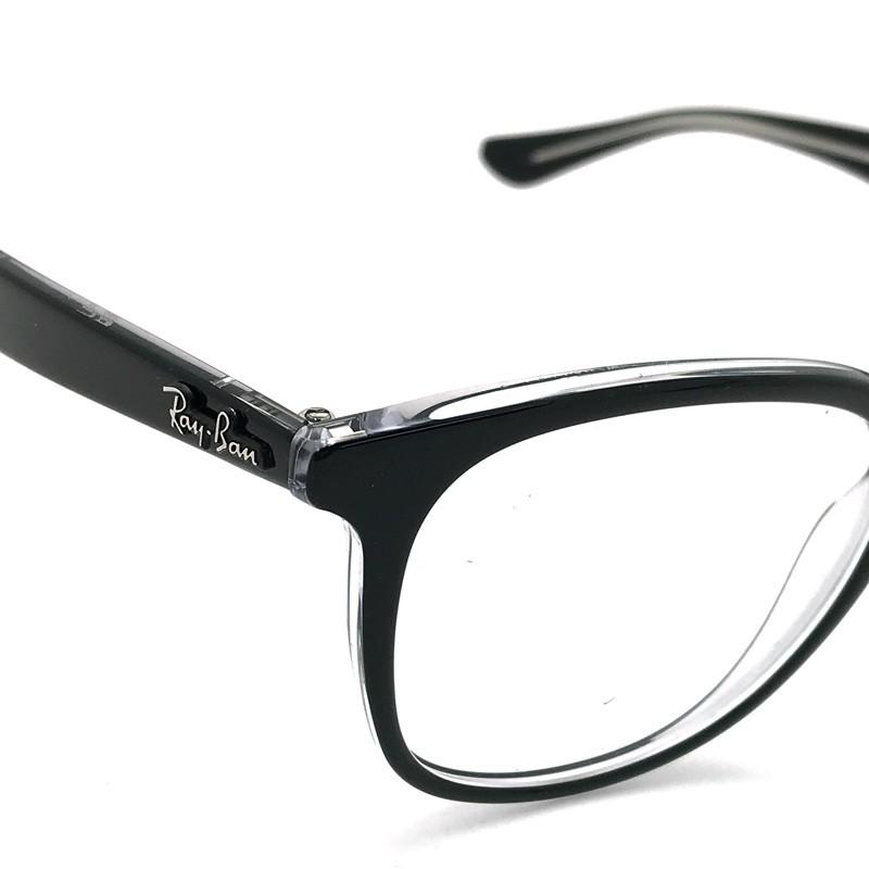 Ray-Ban（レイバン） 【在庫処分特価】RayBan ブラック×クリアメガネ