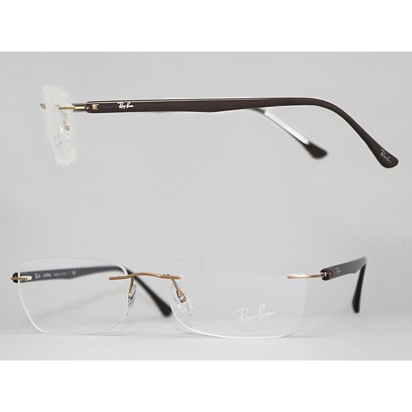 Ray-Ban（レイバン） RayBan メガネフレーム ブランド 縁無し フチなし
