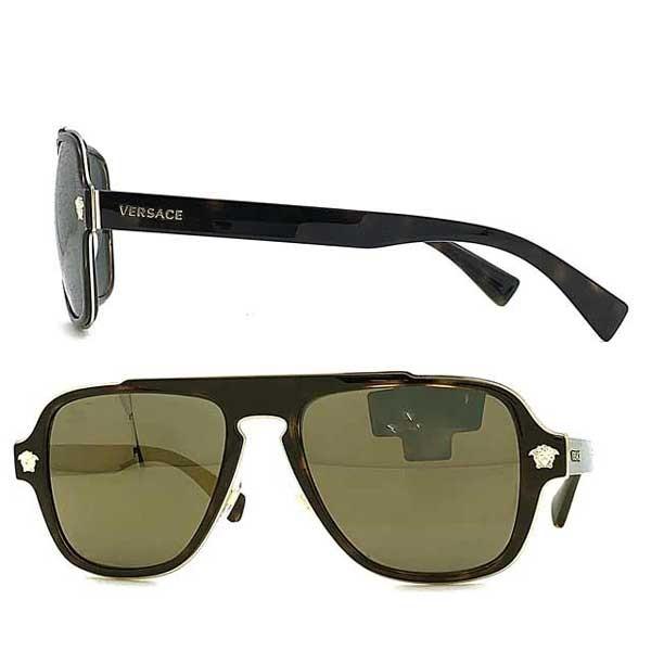 VERSACE（ヴェルサーチェ） ベルサーチ ゴールドミラーサングラス 0VE