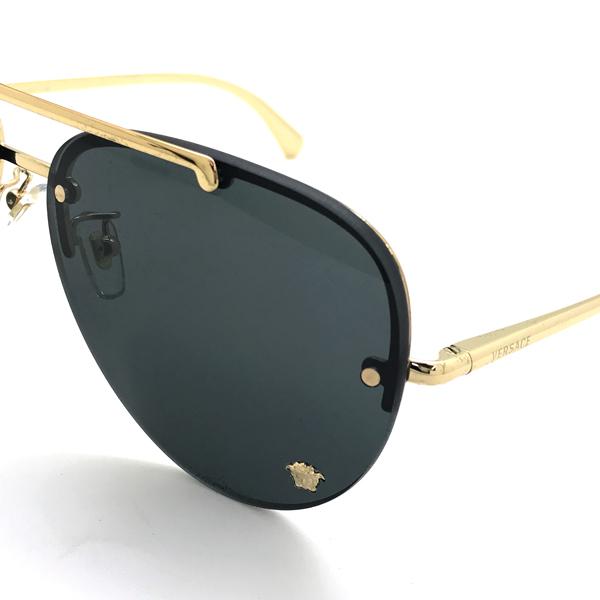 VERSACE ブラック サングラス 専用ボックス付き 送料関税無料☆VERSACE ブラック メドゥーサ ビギー サングラス