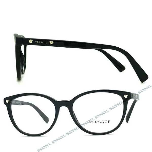 VERSACE ヴェルサーチェ ベルサーチ ブラック メガネフレーム ブランド 眼鏡 0VE-3256-GB1 VERSACE