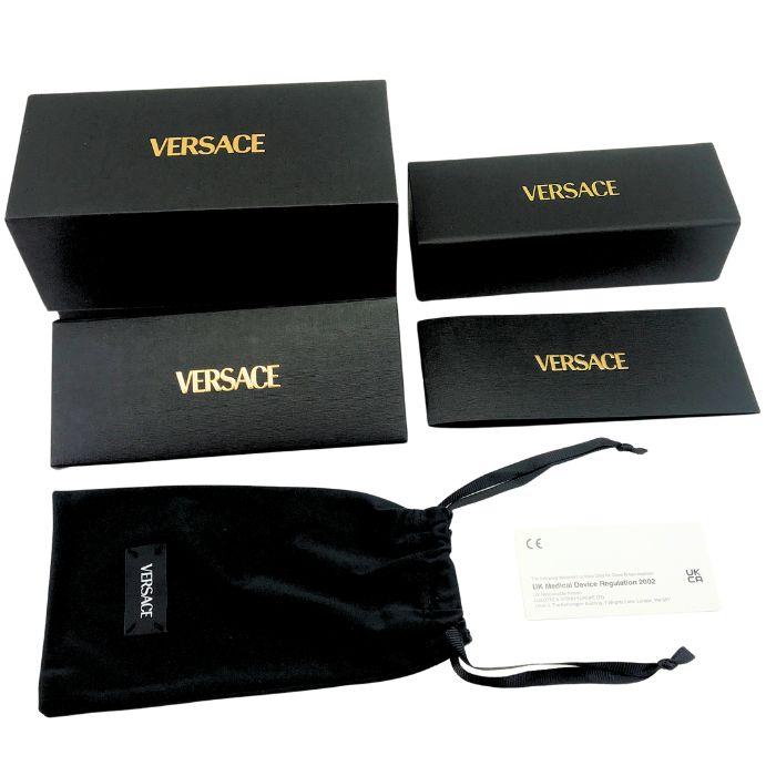 VERSACE（ヴェルサーチェ） メガネ 眼鏡 めがね メガネフレーム ヴェルサーチ ベルサーチ ベルサーチェ ブラック 0ve-3370d ...