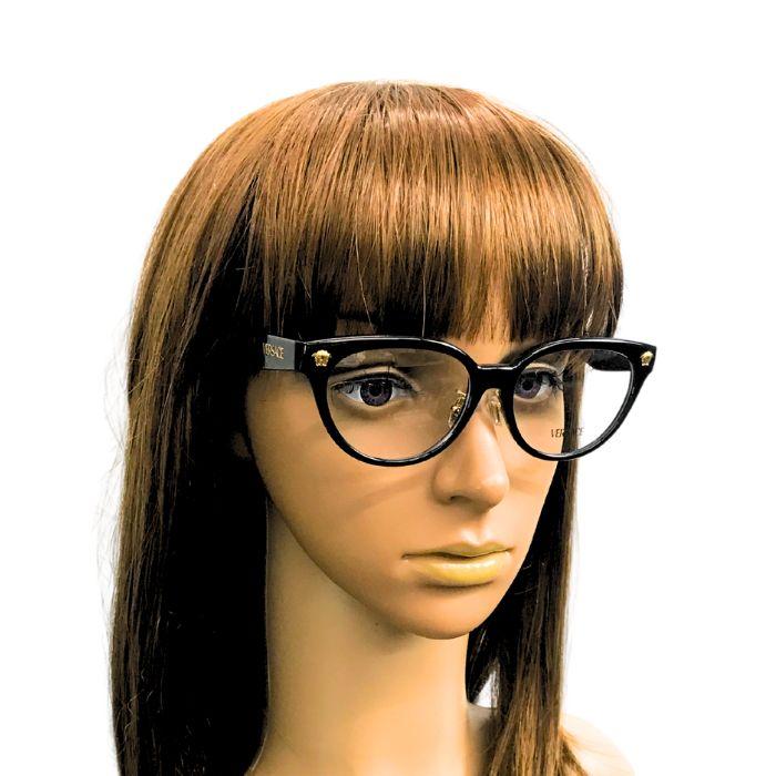 VERSACE（ヴェルサーチェ） メガネ 眼鏡 めがね メガネフレーム ヴェルサーチ ベルサーチ ベルサーチェ ブラック 0ve-3370d ...