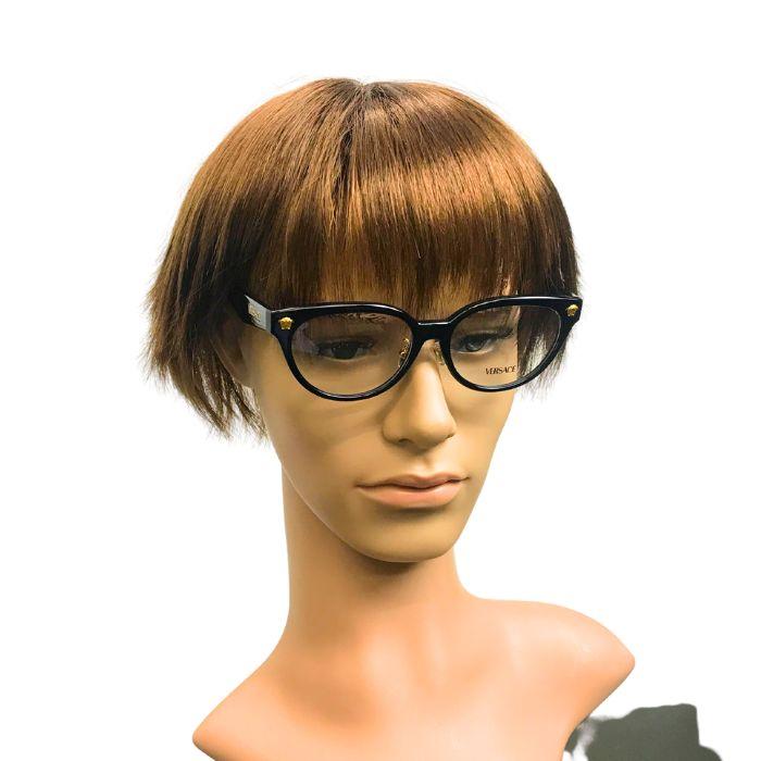 VERSACE（ヴェルサーチェ） メガネ 眼鏡 めがね メガネフレーム ヴェルサーチ ベルサーチ ベルサーチェ ブラック 0ve-3370d ...