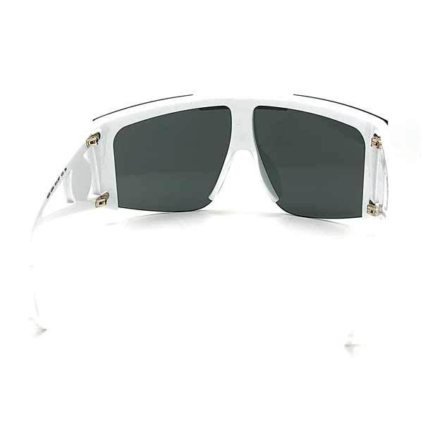 ヴェルサーチ サングラス　リムレス　シルバー金具　グラデーションレンズ　ケース ヴェルサーチ VERSACE サングラス グラデーション ケース クロス