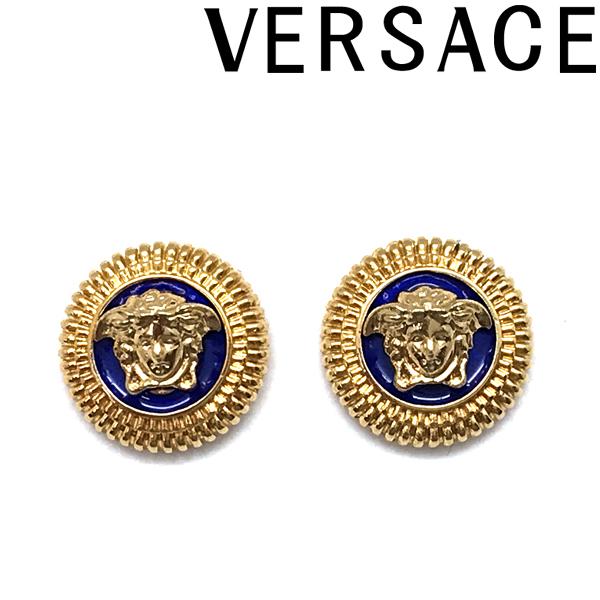 VERSACE ピアス ベルサーチ ヴェルサーチェ メドゥーサ ロゴ ゴールド 