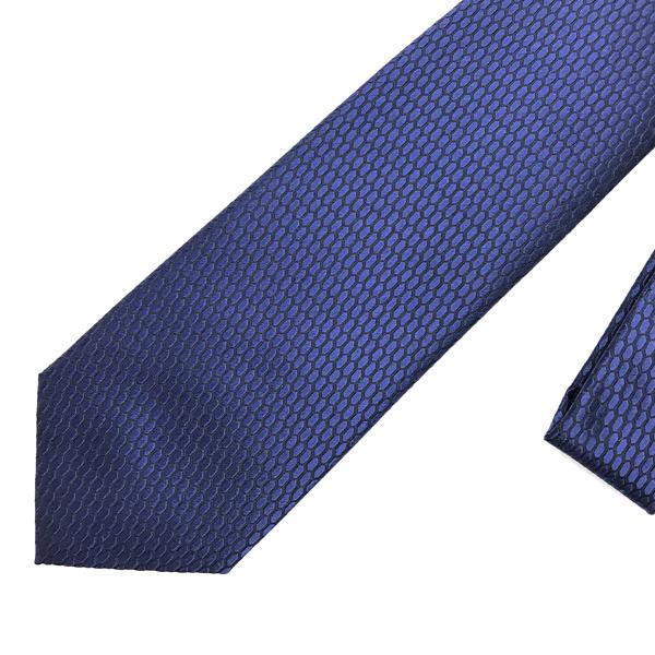 BVLGARI（ブルガリ） ブランド ネクタイ ネイビー シルク フォーマル