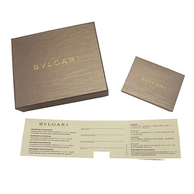 BVLGARI（ブルガリ） パスケース＆カードケース 型押しレザー ブラック