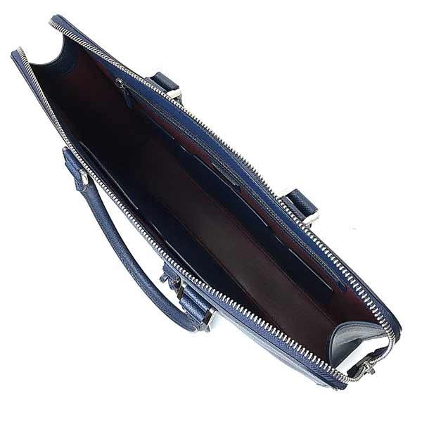 限定素材を使用 BVLGARI ブルガリ バッグ 型押しレザー ブリーフケース デニムサファイア メンズ 286954 【KUE2638682293】(96120円)