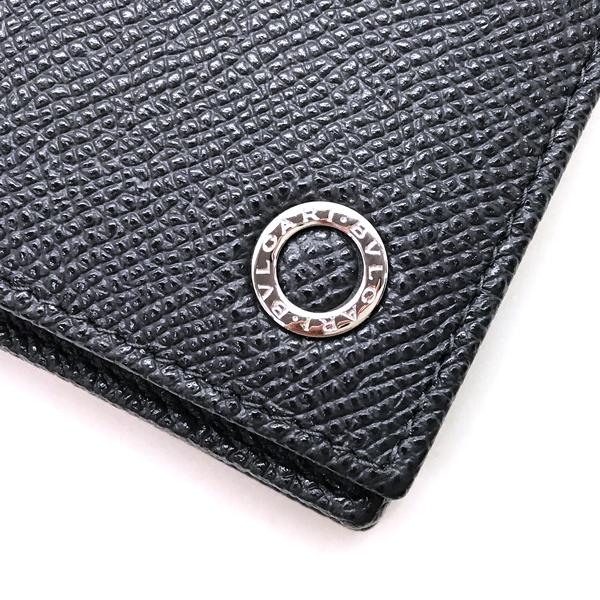 BVLGARI　ブルガリ・ブルガリ マン 二つ折り長財布 BVLGARI ブルガリ ブルガリ・ブルガリ マン 二つ折り長財布 ブラック