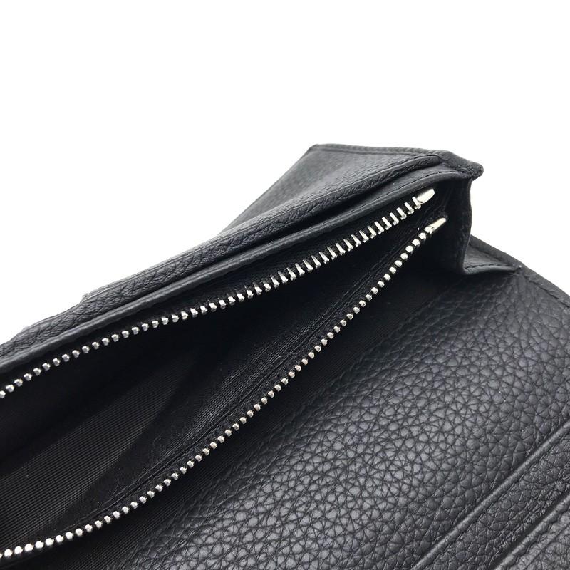 Dior HOMME DIOR ディオールオム 2つ折り長財布 ブラック 2ATBC002