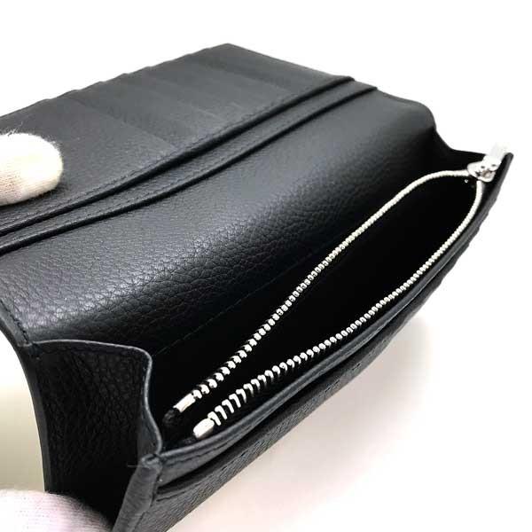Dior HOMME DIOR ディオールオム 型押しレザー 2つ折り長財布 小銭入れ