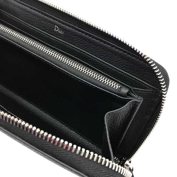 Dior HOMME DIOR ディオールオム 型押しレザー ジップアラウンド Dior HOMME DIOR ディオールオム 型押しレザー ジップアラウンド