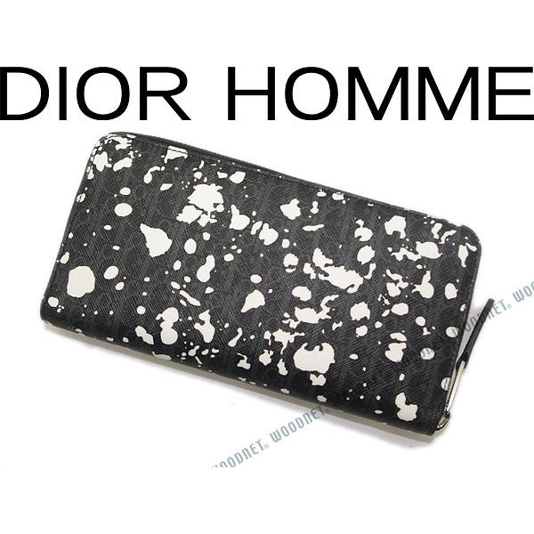 DIOR HOMME ディオールオム 財布 ブラック 2PEBC011-XLOH07E｜woodnet