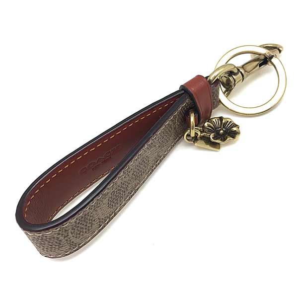 COACH（コーチ） ブランド キーホルダー シグネチャー柄ロゴ バッグ