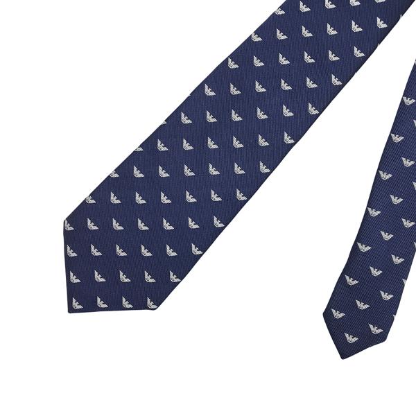 EMPORIO ARMANI ネクタイxカフス(新品未使用)アルマーニ EMPORIO ARMANI ネクタイ エンポリオアルマーニ ブランド イーグルロゴ