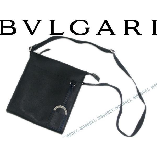 ブルガリ メッセンジャーバッグ 保存袋,箱(破れ有) BVLGARI（ブルガリ） メッセンジャーバッグ ブラック 鞄 カバン 37628