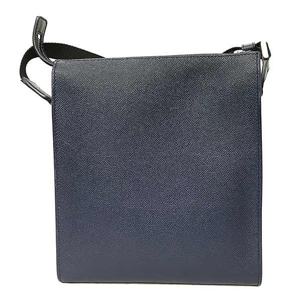 BVLGARI（ブルガリ） バッグ 型押しレザー メッセンジャー デニム