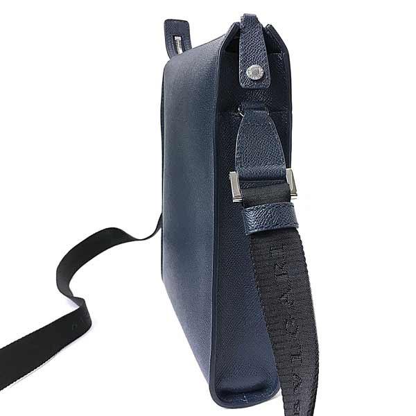 BVLGARI（ブルガリ） バッグ 型押しレザー メッセンジャー デニム