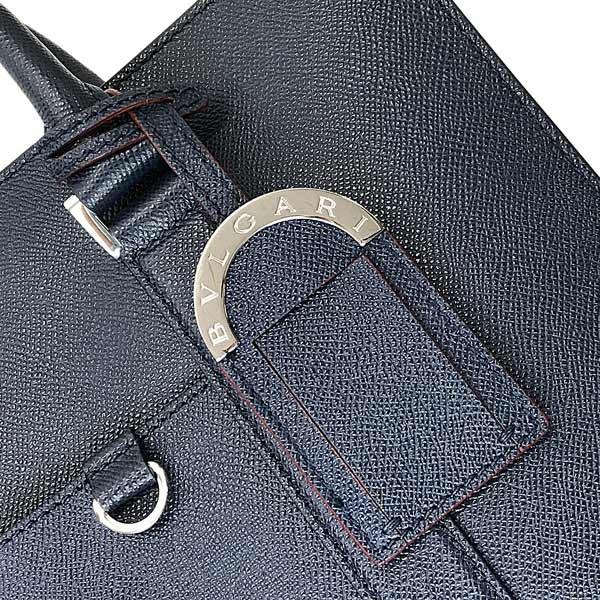 BVLGARI（ブルガリ） バッグ 型押しレザー 2WAY ショルダー ブリーフ