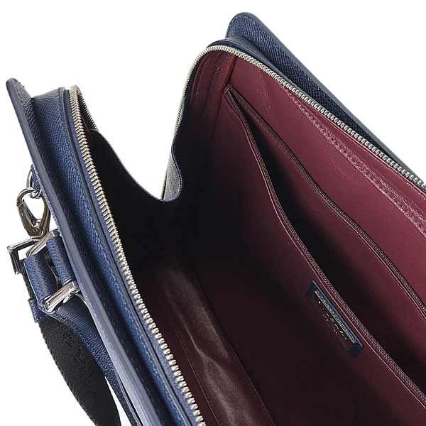 BVLGARI（ブルガリ） バッグ 型押しレザー 2WAY ショルダー ブリーフ