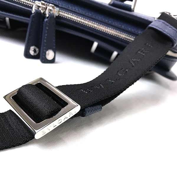 BVLGARI（ブルガリ） バッグ 型押しレザー 2WAY ショルダー ブリーフ